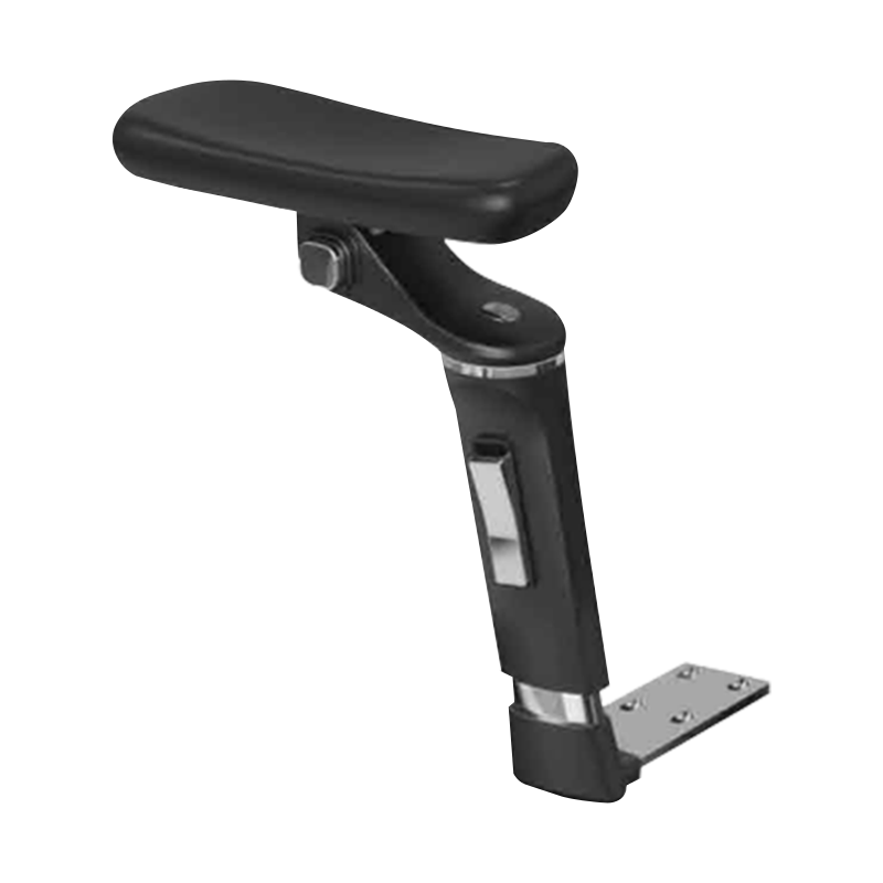 309-5D (Button Version) 5D Hardware Chrome-Plated Black Adjustable Armrest Parts
