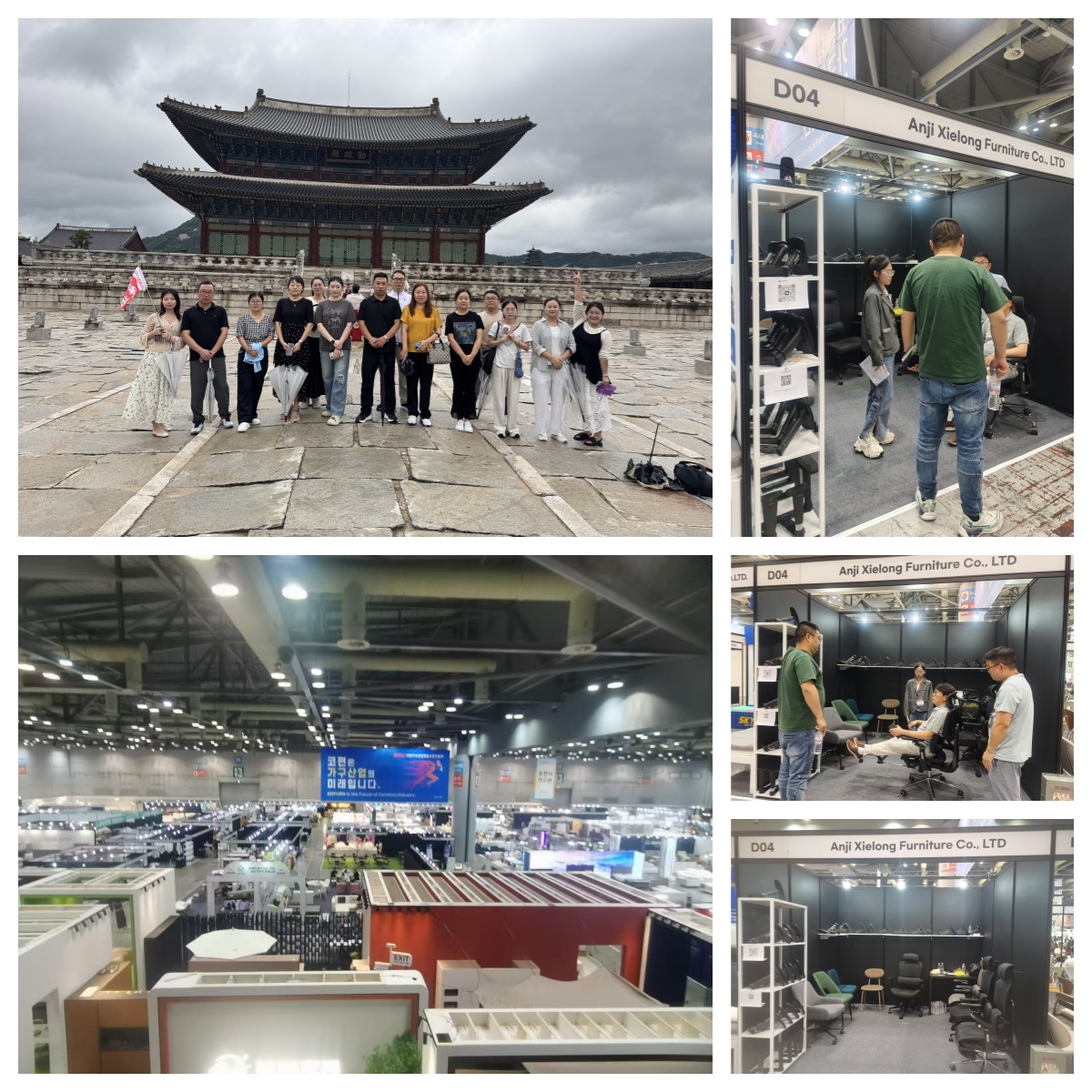Anji Xielong Furniture made a wonderful appearance at the 33rd Korea International Furniture Fair