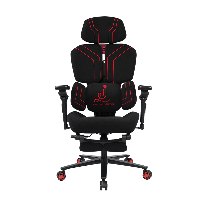 3002-2 Cotton Gaming Chair With Extendable Footrest, Custom Logo