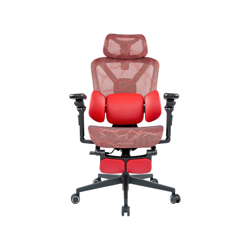 Black and Red Mesh Fabric<br>3003 Ergonomic Office Chair With 5D Armrests And Footrest