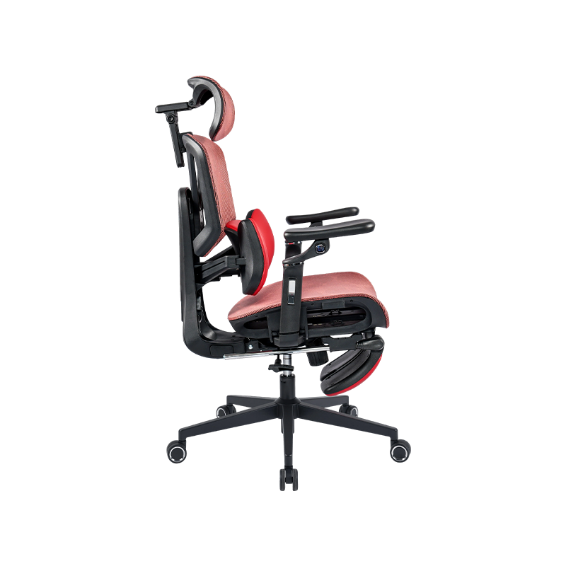 Black and Red Mesh Fabric<br>3003 Ergonomic Office Chair With 5D Armrests And Footrest