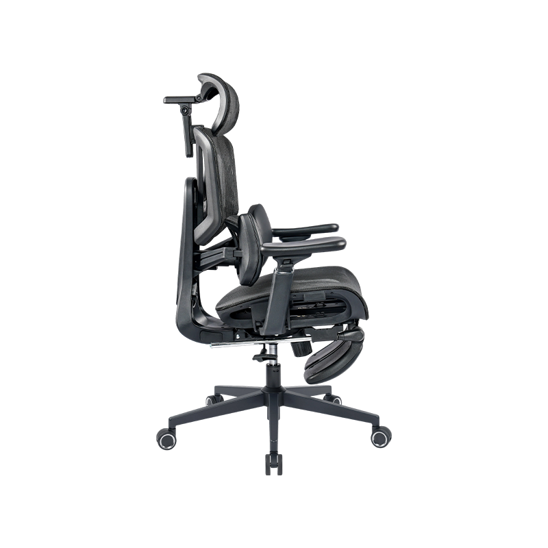 Black Mesh Fabric<br>3003 Ergonomic Office Chair With 5D Armrests And Footrest