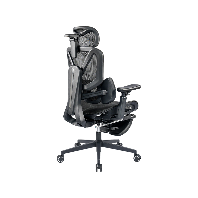Black Mesh Fabric<br>3003 Ergonomic Office Chair With 5D Armrests And Footrest