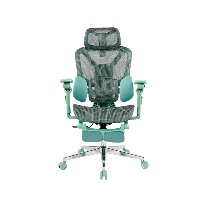 Green Mesh Fabric<br>3003 Ergonomic Office Chair With 5D Armrests And Footrest