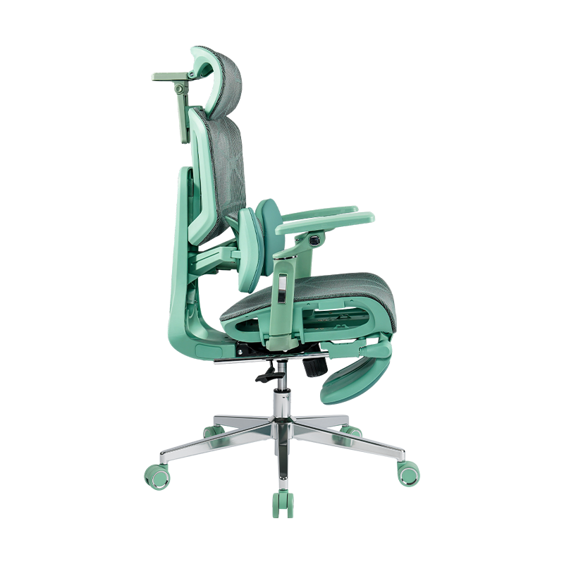 Green Mesh Fabric<br>3003 Ergonomic Office Chair With 5D Armrests And Footrest
