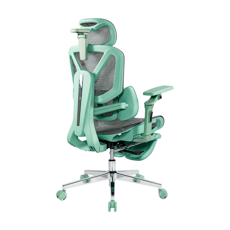 Green Mesh Fabric<br>3003 Ergonomic Office Chair With 5D Armrests And Footrest