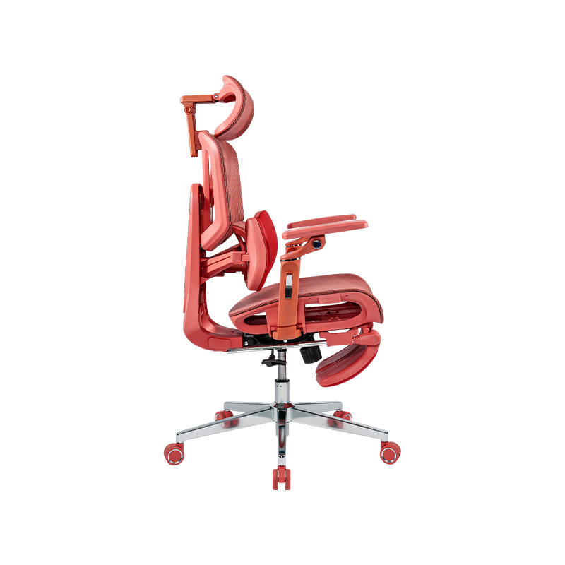 Red Mesh Fabric<br>3003 Ergonomic Office Chair With 5D Armrests And Footrest