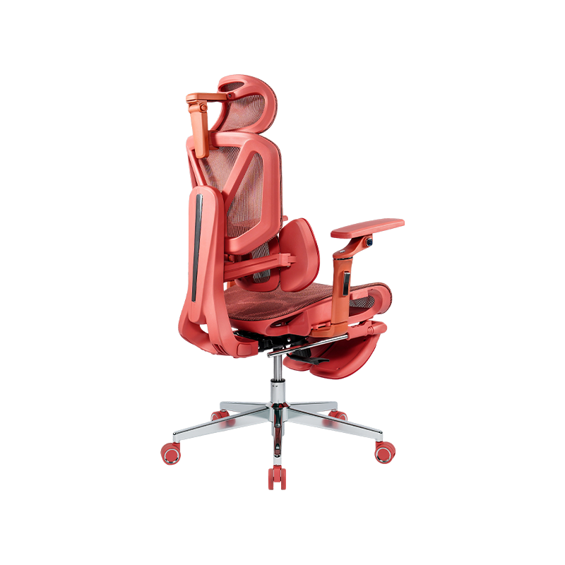 Red Mesh Fabric<br>3003 Ergonomic Office Chair With 5D Armrests And Footrest
