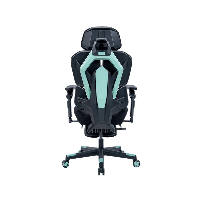 Black-Green<br>3002-3 Cotton Fabric Line Series Gaming Chair