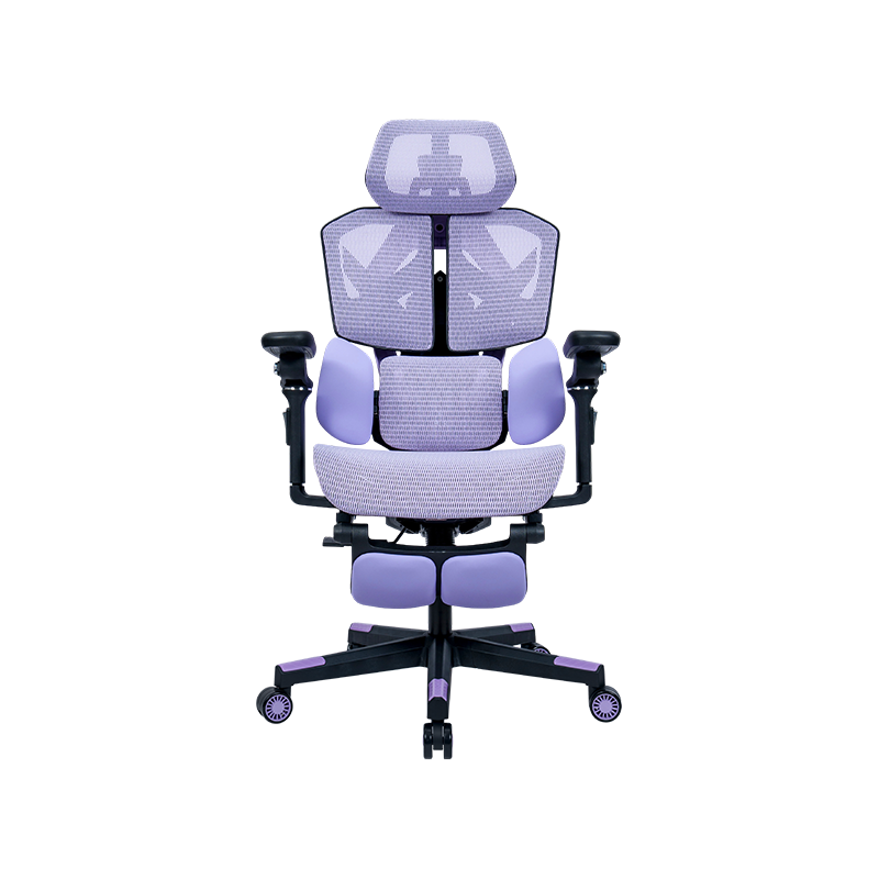 Black-Purple<br>3002-2 Mesh Series Model 1002 Gaming Chair