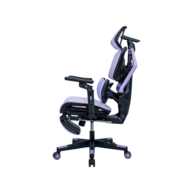 Black-Purple<br>3002-2 Mesh Series Model 1002 Gaming Chair