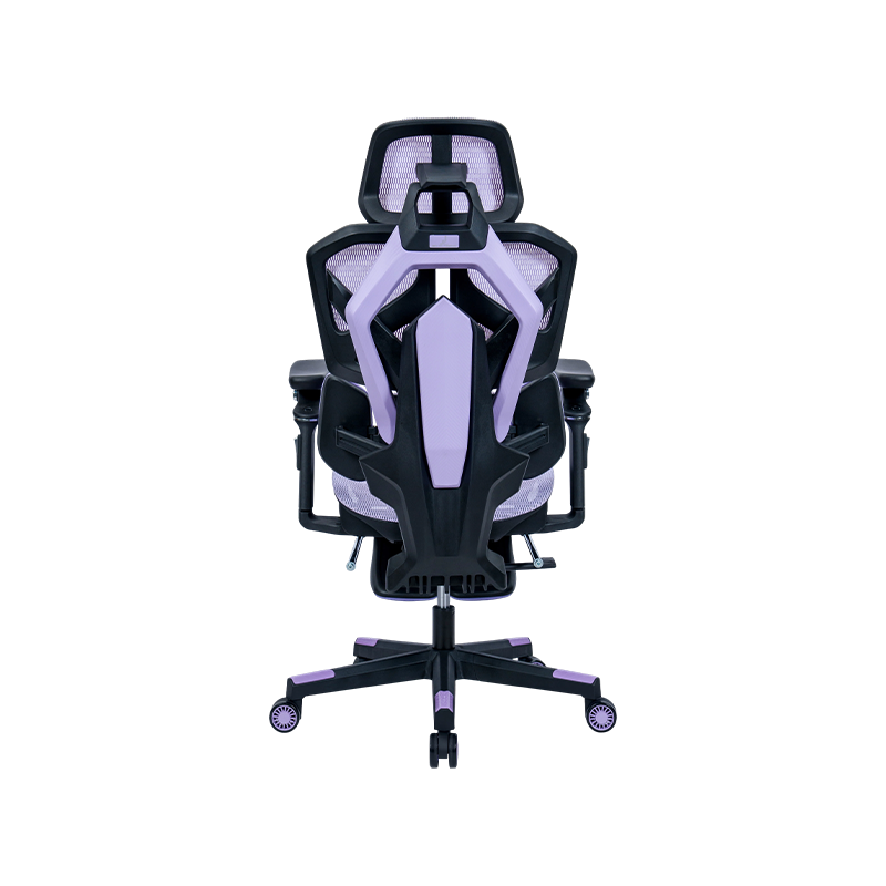 Black-Purple<br>3002-2 Mesh Series Model 1002 Gaming Chair