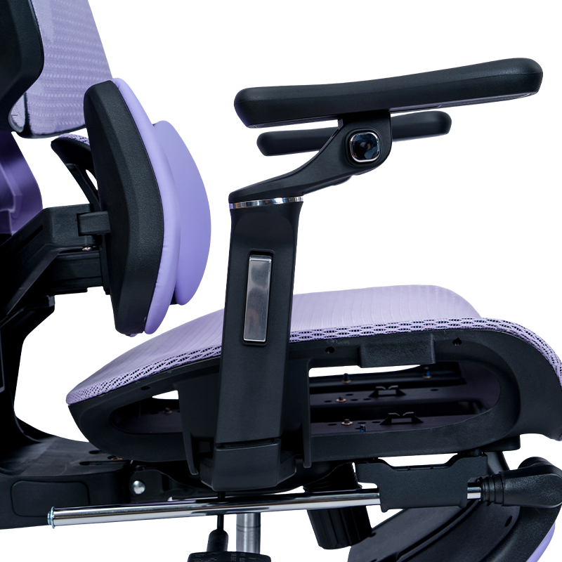 Black-Purple<br>3002-2 Mesh Series Model 1002 Gaming Chair