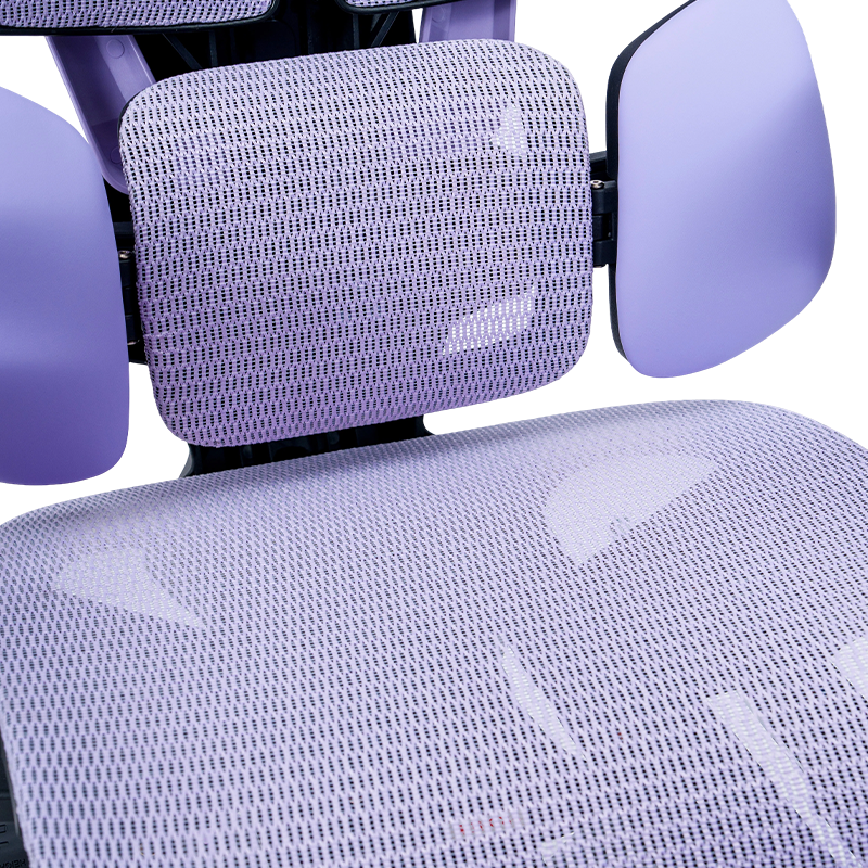 Black-Purple<br>3002-2 Mesh Series Model 1002 Gaming Chair