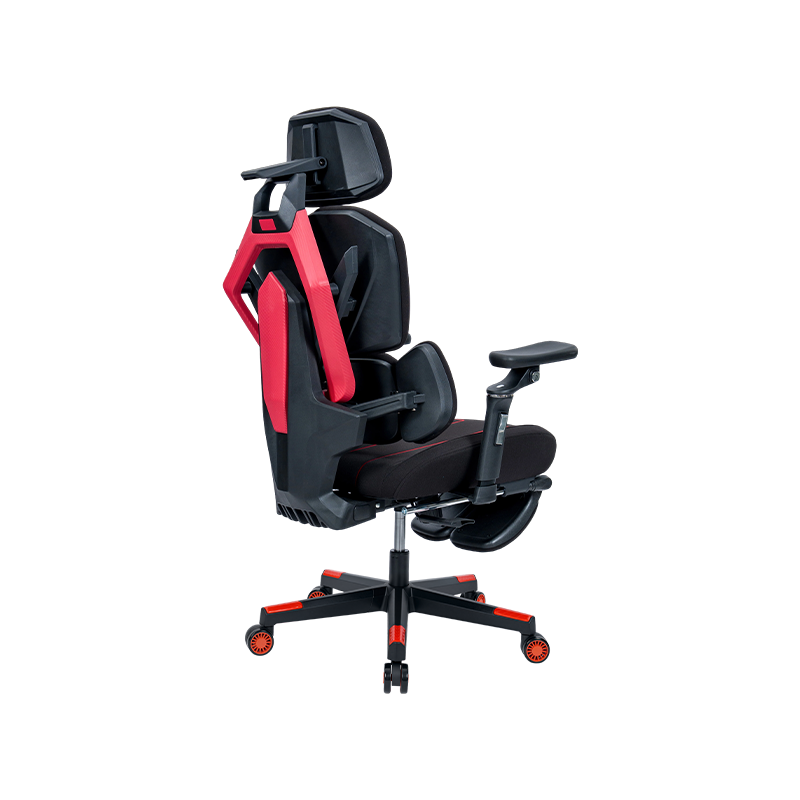 Black-Red<br>3002-3 Cotton Fabric Line Series Gaming Chair Black-Red<br>3002-3 Cotton Fabric Line Series Gaming Chair