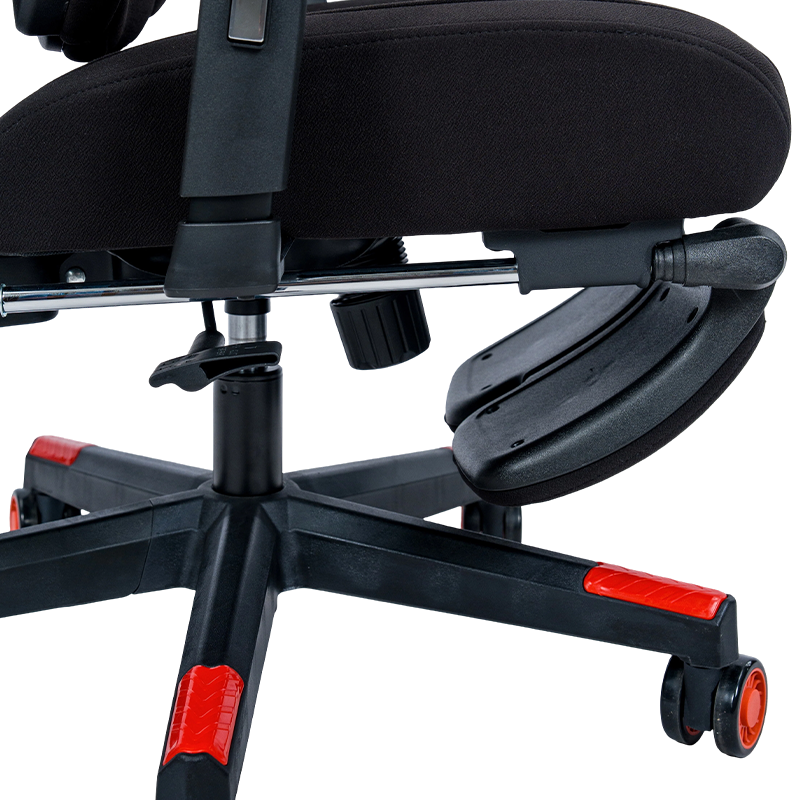 Black-Red<br>3002-3 Cotton Fabric Line Series Gaming Chair Black-Red<br>3002-3 Cotton Fabric Line Series Gaming Chair