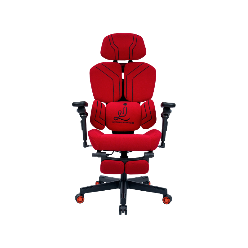 All-Red<br>3002-4 Cotton Fabric Full-Color Series Gaming Chair