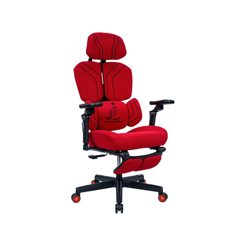 All-Red<br>3002-4 Cotton Fabric Full-Color Series Gaming Chair