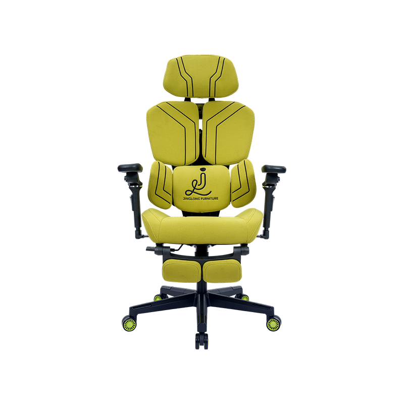 All-Yellow<br>3002-4 Cotton Fabric Full-Color Series Gaming Chair