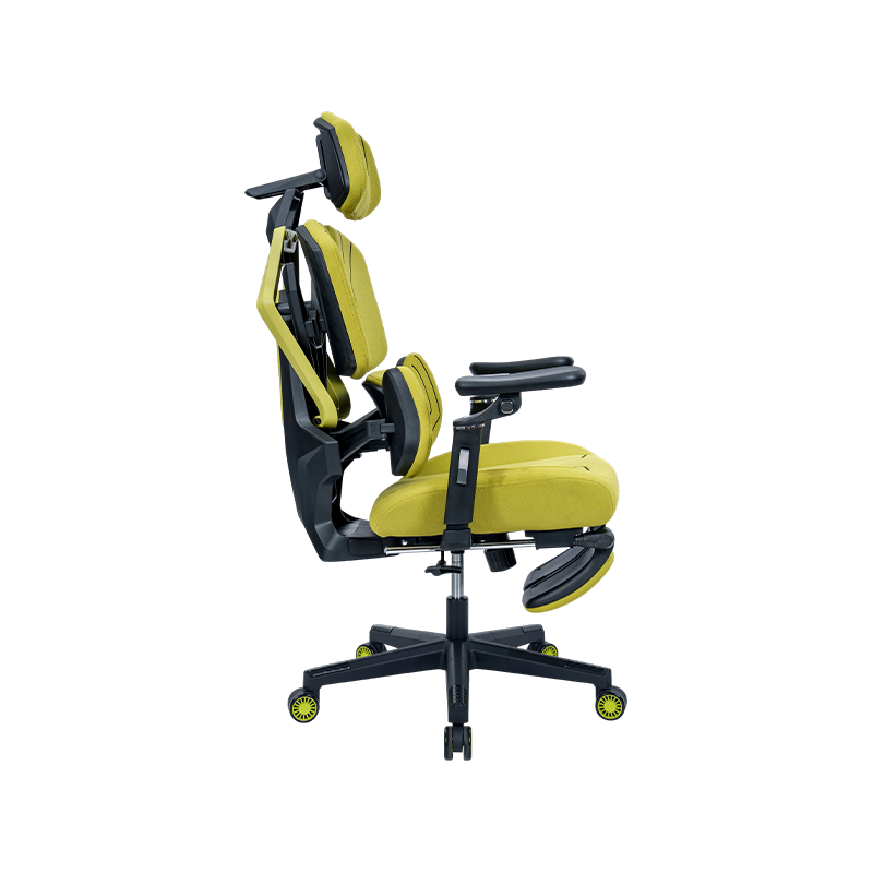 All-Yellow<br>3002-4 Cotton Fabric Full-Color Series Gaming Chair
