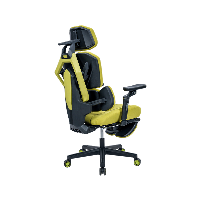 All-Yellow<br>3002-4 Cotton Fabric Full-Color Series Gaming Chair