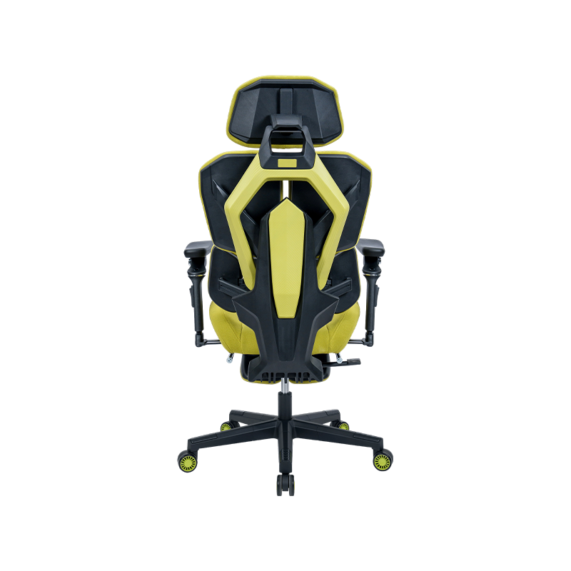 All-Yellow<br>3002-4 Cotton Fabric Full-Color Series Gaming Chair