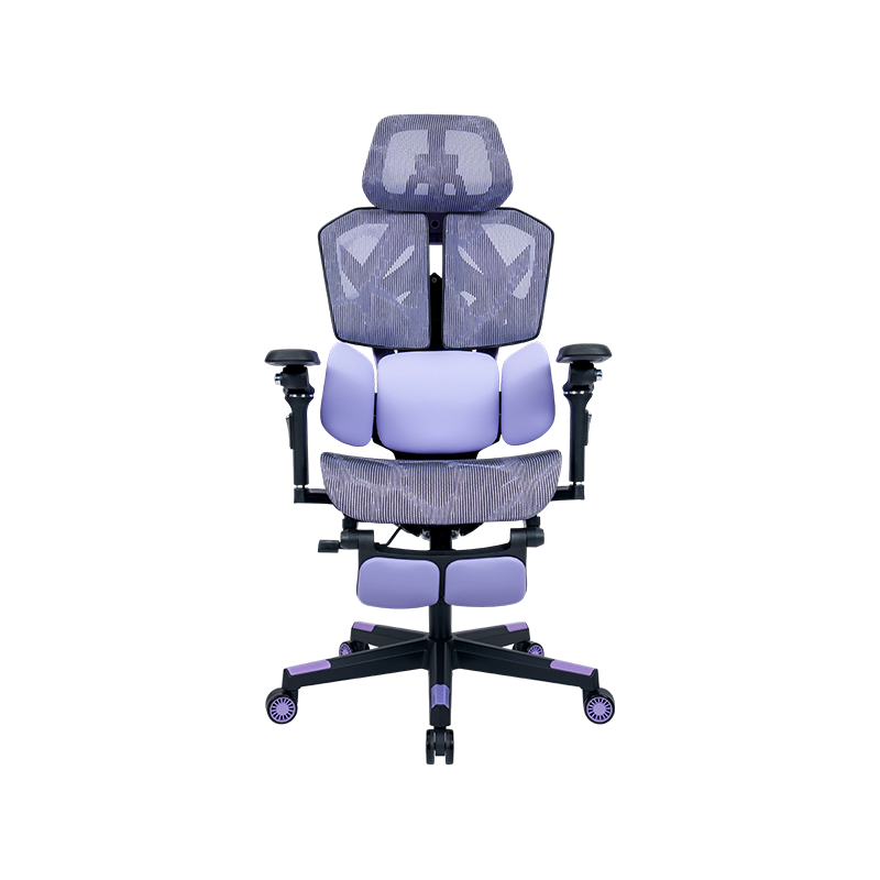 Black-Purple<br>3002-1 Mesh Series Model 1001 Gaming Chair