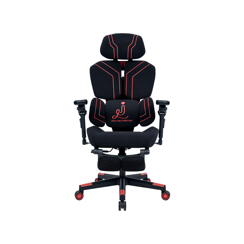 Dark Red<br>3002-3 Cotton Fabric Line Series Gaming Chair
