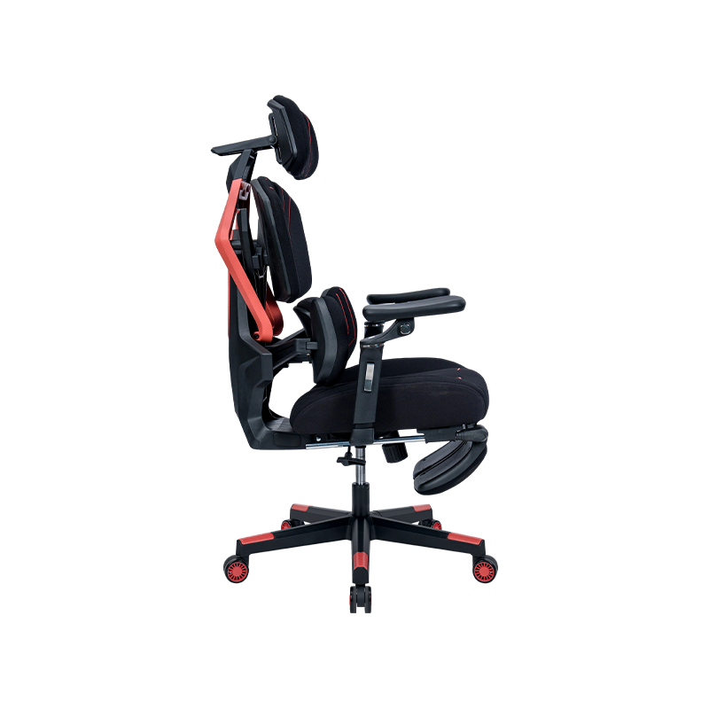 Dark Red<br>3002-3 Cotton Fabric Line Series Gaming Chair